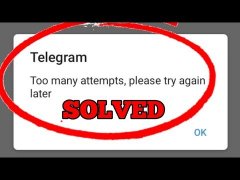 Telegram中的登录错误“尝试次数过多，请稍后再试